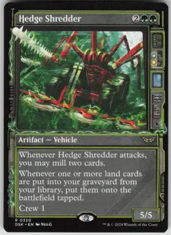 MTG TCG Hedge Shredder (Showcase) R Duskmourn: House of Horror 320 - Image 1