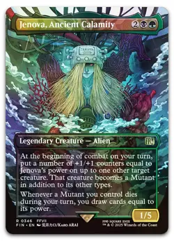Jenova, Ancient Calamity (Borderless) #346 (Foil) NM Final Fantasy FIN Magic MTG - Image 1