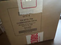 MTG Final Fantasy Commander Decks Set of 4 Deck Magic the Gathering Case - Image 1