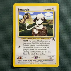 Pokemon Vintage Wotc Black Star Promo Smeargle 32/53 League Promo NM - Image 1