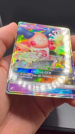 Pokemon Mr. Mime GX #67/181 2019 Sun & Mmoon Team Up Ultra Rare Holo LP - Image 2