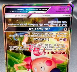Pokemon Mr. Mime GX #67/181 2019 Sun & Mmoon Team Up Ultra Rare Holo LP - Image 4