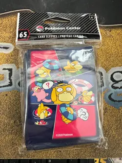 Pokemon Center Exclusive SEALED 65 ct Psyduck Bewildered Sleeves!! - Image 1
