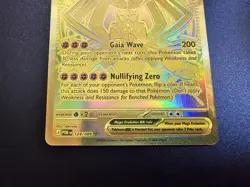 Pokemon Mega Zygarde ex Gold Hyper Rare 124/088 Perfect Order - Image 3