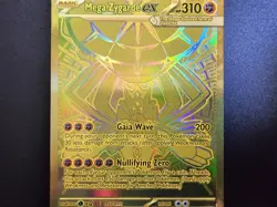 Pokemon Mega Zygarde ex Gold Hyper Rare 124/088 Perfect Order - Image 4