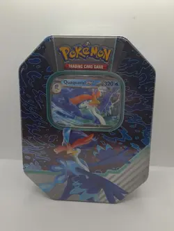 Pokemon TCG Quaquaval EX Promo Tin (4 Booster Packs) New/Sealed - Image 2