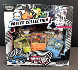 Pokemon TCG Black Bolt & White Flare Poster Collection Box Sealed 190062 - Image 1