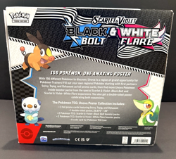 Pokemon TCG Black Bolt & White Flare Poster Collection Box Sealed 190062 - Image 2