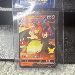 Lance's Charizard V SWSH133 Sword & Shield Promo Full Art Holo 220 HP Pokemon - Image 1