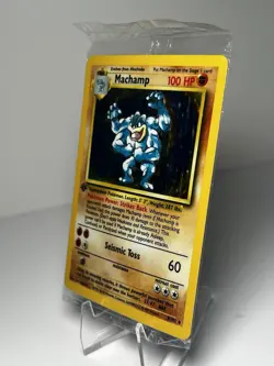 Pokemon TCG Machamp Holo Rare 1st Edition Base Set 8/102 Sealed - Image 4