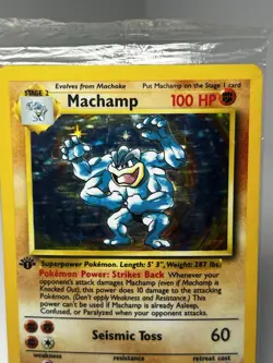Pokemon TCG Machamp Holo Rare 1st Edition Base Set 8/102 Sealed - Image 5