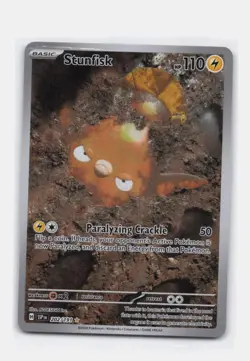 STUNFISK 202/191 ILLUSTRATION RARE SURGING SPARKS POKEMON LIGHTLY PLAYED - Image 2