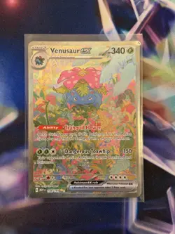 Pokemon Venusaur ex 198/165 Scarlet & Violet 151 Special Illustration Rare NM - Image 1