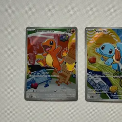 Pokemon TCG First Partner Illustration Collection Series 1 Kanto GEN 1 Starters - Image 2