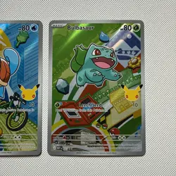 Pokemon TCG First Partner Illustration Collection Series 1 Kanto GEN 1 Starters - Image 4