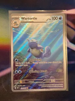 Wartortle 171/165 Sv: Scarlet & Violet 151 Holo Illustration Rare POKEMON NM - Image 1