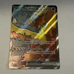 Pokemon TCG Team Rockets Moltres EX Destined Rivals 208/182 NearMint Condition - Image 1