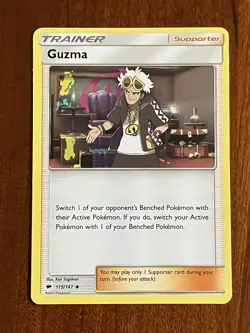 Guzma 115/147 Burning Shadows LP Pokemon TCG - Image 1