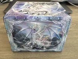 Yugioh Card Deck Box TCG Blue Eyes Ultimate Spirit Dragon Fit 100 Cards Magnetic - Image 4