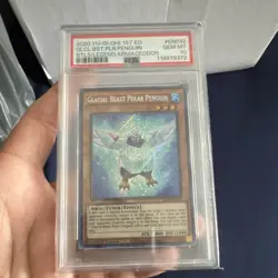 Konami Yu-Gi-Oh! Glacial Beast Polar Penguin BLAR-EN032 PSA 10 1st Ed 2020 POP 2 - Image 1