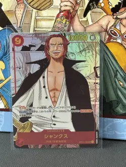 One Piece OP01-120 Shanks Manga Alt Art Japanese Mint Condition - Image 1