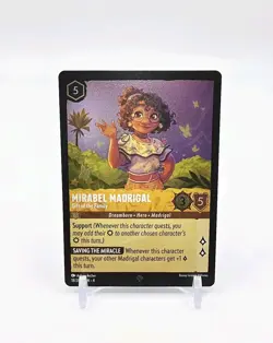 Mirabel Madrigal Super Rare Cold Foil Disney Lorcana TCG Ursula's Return 18/204 - Image 1