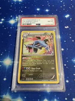PSA 8 NM-MT Salamence 64/101 B&W Plasma Blast Holo Pokemon Card Pop 33 - Image 1