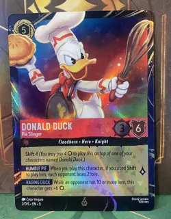 Exclusive Disney Lorcana Epcot Park Promos - Rapunzel & Donald Duck Card Set - Image 2