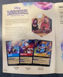 Exclusive Disney Lorcana Epcot Park Promos - Rapunzel & Donald Duck Card Set - Image 4