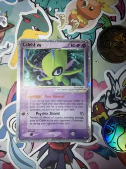 Pokemon TCG Celebi EX Ultra Rare Card 17/17 Pop Series 2 Promos - Image 2