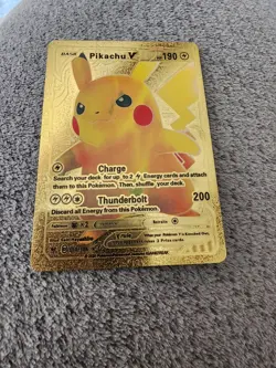 Pokemon Pikachu V Ultra Rare Full Art Foil Card 170/185 Vivid Voltage TCG - Image 1