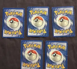 Vintage 2000 Pokemon TCG Gym Challenge Sabrina’s 5 Card Lot Wotc Gastly Jynx - Image 2