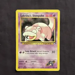 Vintage 2000 Pokemon TCG Gym Challenge Sabrina’s 5 Card Lot Wotc Gastly Jynx - Image 5