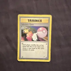 Vintage 2000 Pokemon TCG Trainer 5 Card Lot Gaze ESP Psychic 1 Spanish wotc - Image 5