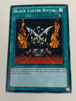 Yugioh Black Luster Soldier Ritual Envoy Sacred Twilight Chaos - Free Holo Card - Image 3