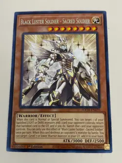 Yugioh Black Luster Soldier Ritual Envoy Sacred Twilight Chaos - Free Holo Card - Image 5