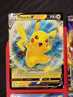 Pokemon TCG 4 Card Lot Holo Pikachu Promo V NM SWSH 151 Zapdos full Art EX - Image 2