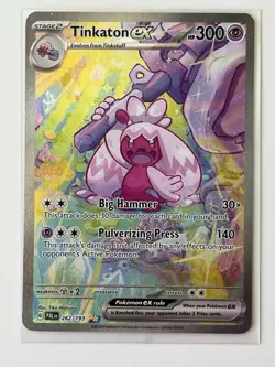 Pokemon TCG Tinkaton EX Scarlet & Violet Paldea Evolved Holo Card 262/193 - Image 1