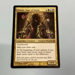 Damia, Sage of Stone 191 Commander Regular MTG TCG CARD NM - Image 1