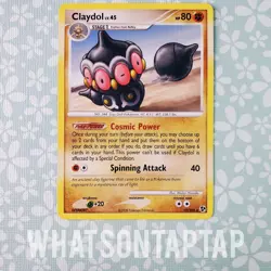 Pokemon Card Claydol 15/106 Regular Rare Diamond Pearl Great Encounters MP - Image 1