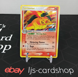 Typhlosion Unseen Forces 17/115 Reverse Holo Water Damaged Pokemon Card T1 - Image 1