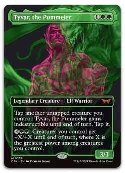 Tyvar, the Pummeler (Showcase) #353 (NM) Duskmourn DSK Magic MTG - Image 1
