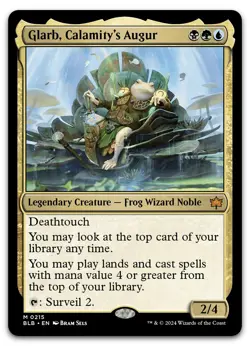 Glarb, Calamity's Augur #215 (NM) Bloomburrow BLB Magic MTG - Image 1