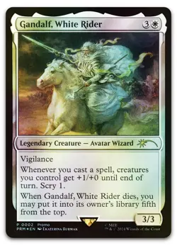 Gandalf, White Rider #2 (Foil) NM Unique and Miscellaneous Promos UMP Magic MTG - Image 1
