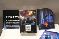 MAGIC THE GATHERING FACTORY SEALED COMMANDER DECK DOCTOR WHO UNIVERSE BEYOND c - Image 1