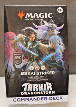 MAGIC THE GATHERING JESKAI STRIKER TARKIR DRAGON STORM COMMANDER DECK MIB c - Image 1