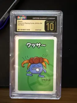Pokemon Gloom Old Maid Playing Card CGC 10 Pristine Japanese - Image 1