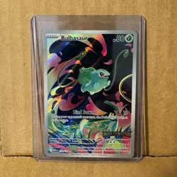 Pokemon Bulbasaur 133/132 Me01 Mega Evolution Illustration Rare Holo - Image 1