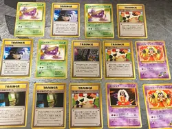 Vintage Japanese Pokemon Banned Art Lot - Grimer, Sabrina's Gaze, Moo Moo Milk - Image 1
