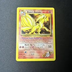 Pokemon Blaine's Ninetales 21/132 Gym Challenge Rare Unlimited 2000 WOTC NM 💎 - Image 1